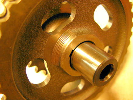 Lightened chain wheel