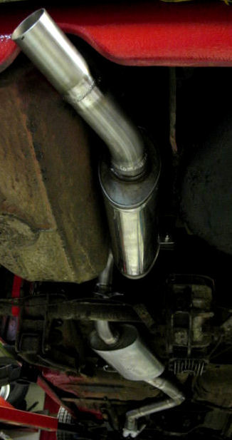 Alfa Bertone 2000 stainless exhaust system