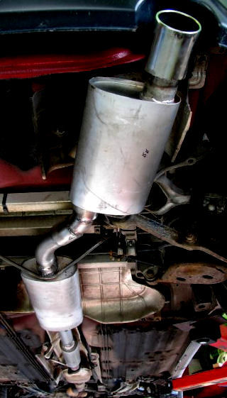 Alfa GTV 916 2" stainless exhaust system