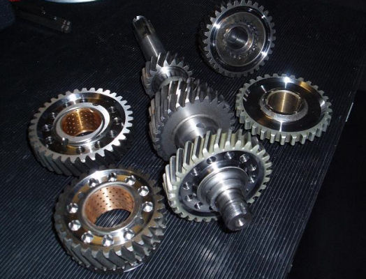 Lightened gear set