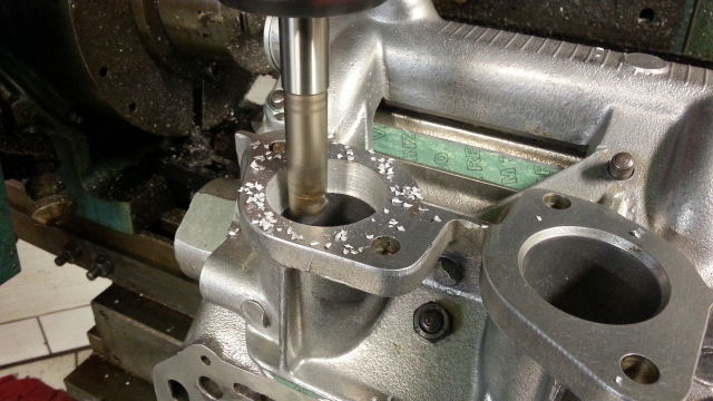 CNC porting intake runners