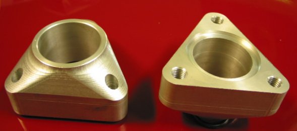 Aluminium supports for Alfa Giulia T-bar SKF end joint bearing