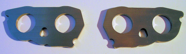 Fiat X1/9 intake flanges for Weber IDF conversion
